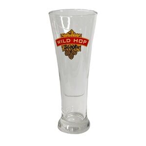 Wild Hop Organic Lager Clear Pilsner Tall Drinking Glass